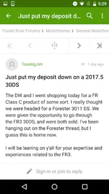 Forest River Forums android App screenshot 4